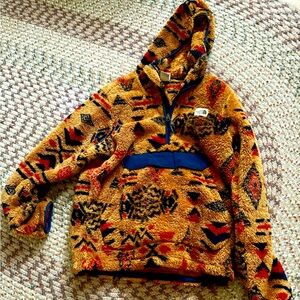 North Face, men's size small hooded fleece